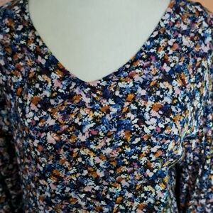 J. Jill Multicolor Floral Top